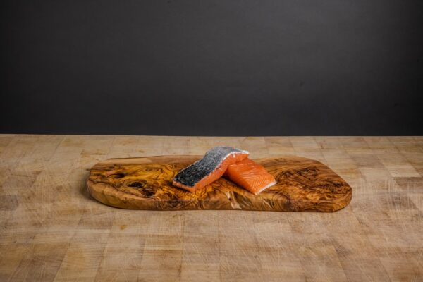 Zalm met huid